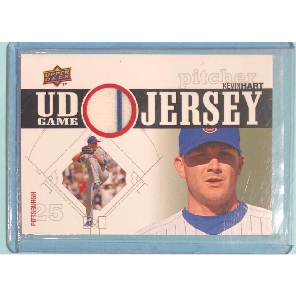 2010 Upper Deck Chicago Cubs  -Kevin Hart -GU Material card